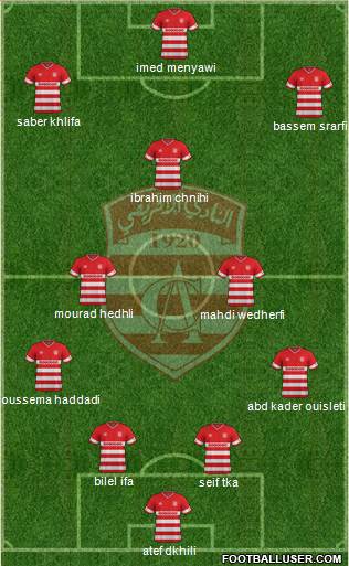 Club Africain Tunis Formation 2016