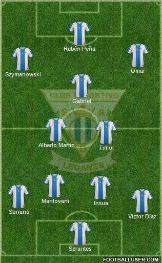 C.D. Leganés S.A.D. Formation 2016