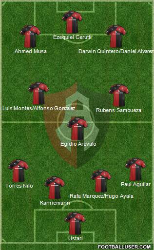 Club Deportivo Atlas Formation 2016