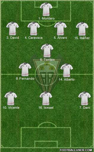 Albacete B., S.A.D. Formation 2016