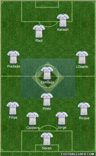 Hamburger SV Formation 2016