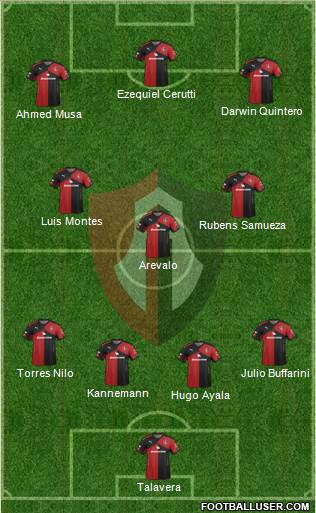 Club Deportivo Atlas Formation 2016