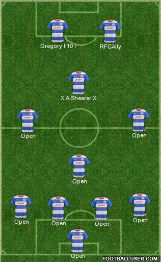 Queens Park Rangers Formation 2016