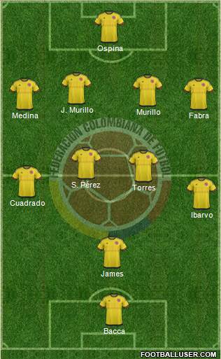 Colombia Formation 2016