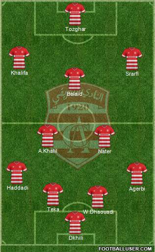 Club Africain Tunis Formation 2016