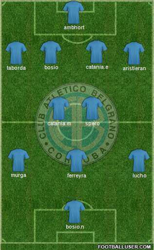 Belgrano de Córdoba Formation 2016