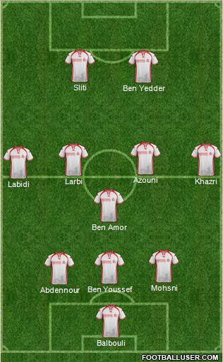 Tunisia Formation 2016