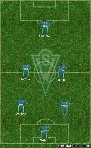 CD Santiago Wanderers S.A.D.P. Formation 2016