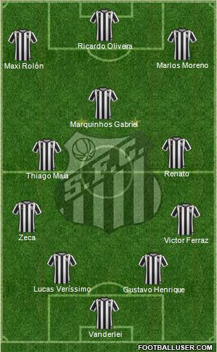 Santos FC Formation 2016