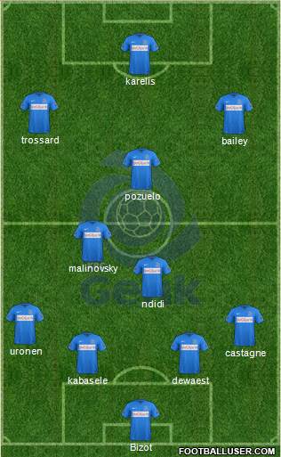 K Racing Club Genk Formation 2016