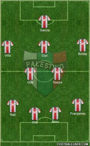 CD Palestino S.A.D.P. Formation 2016