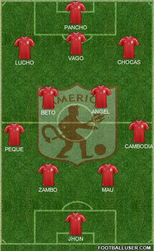 CD América de Cali Formation 2016