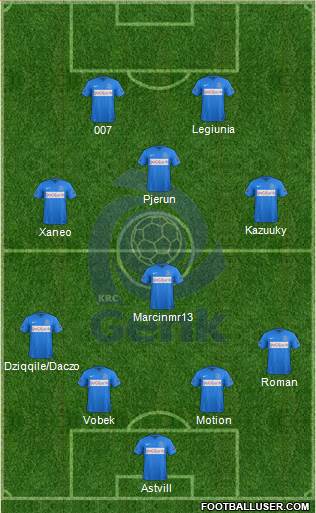 K Racing Club Genk Formation 2016