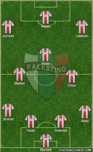 CD Palestino S.A.D.P. Formation 2016