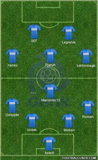 K Racing Club Genk Formation 2016