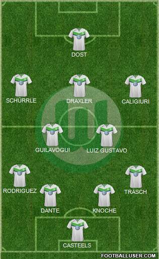 VfL Wolfsburg Formation 2016