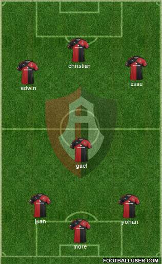 Club Deportivo Atlas Formation 2016