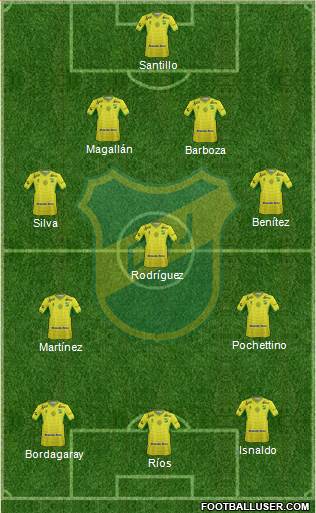 Defensa y Justicia Formation 2016