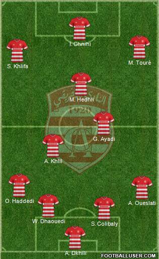 Club Africain Tunis Formation 2016