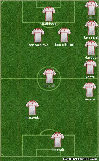 Tunisia Formation 2016