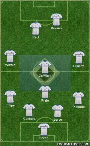 Hamburger SV Formation 2016