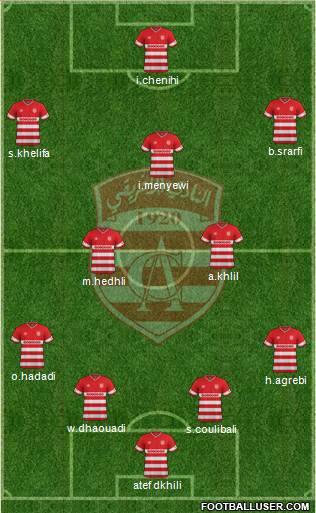 Club Africain Tunis Formation 2016