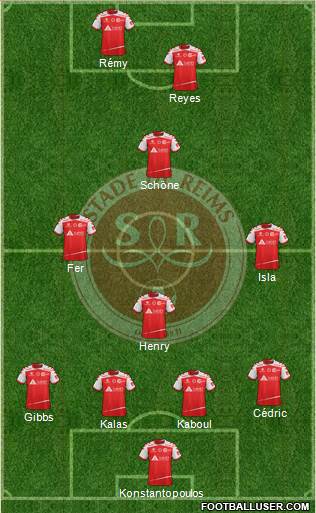 Stade de Reims Formation 2016