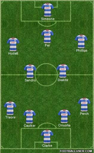 Queens Park Rangers Formation 2016