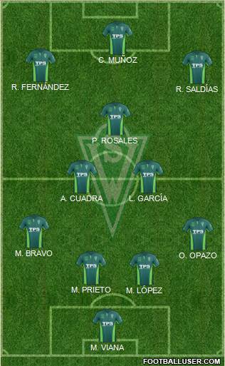 CD Santiago Wanderers S.A.D.P. Formation 2016