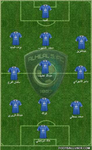 Al-Hilal (KSA) Formation 2016