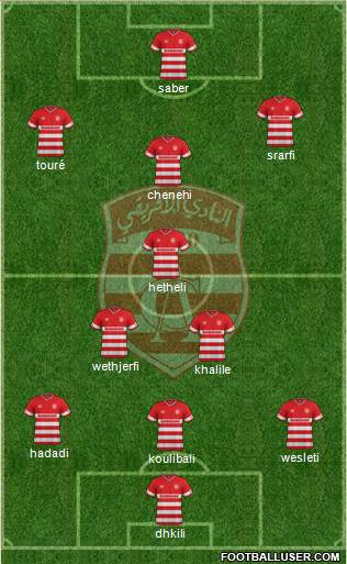 Club Africain Tunis Formation 2016