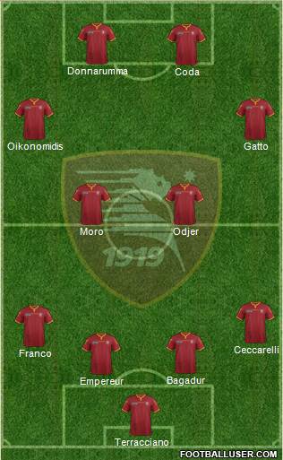 Salernitana Formation 2016