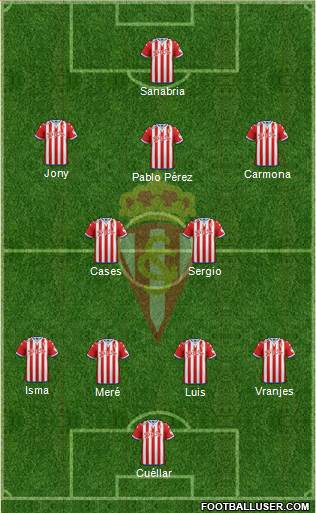 Real Sporting S.A.D. Formation 2016