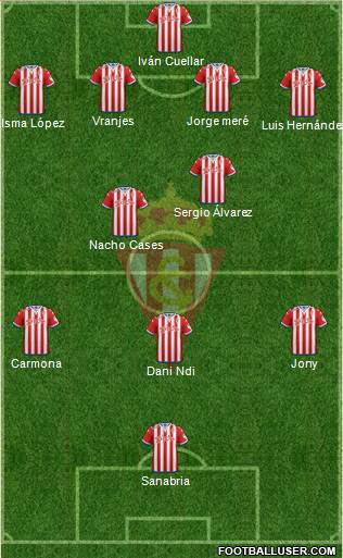 Real Sporting S.A.D. Formation 2016