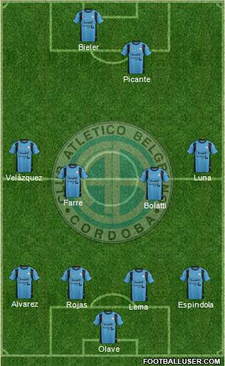 Belgrano de Córdoba Formation 2016