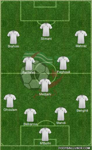 Algeria Formation 2016