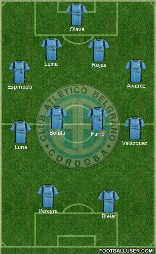 Belgrano de Córdoba Formation 2016