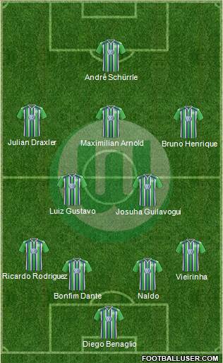 VfL Wolfsburg Formation 2016