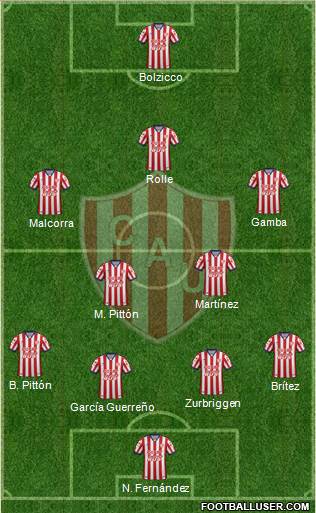 Unión de Santa Fe Formation 2016