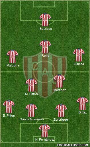 Unión de Santa Fe Formation 2016