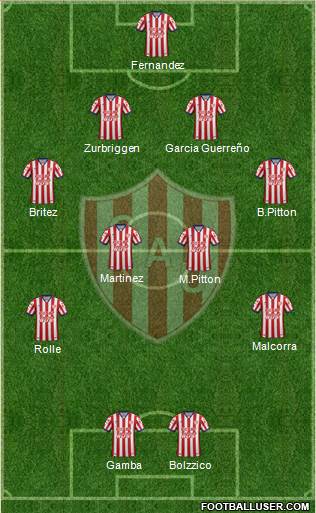 Unión de Santa Fe Formation 2016