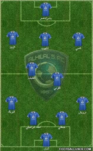 Al-Hilal (KSA) Formation 2016