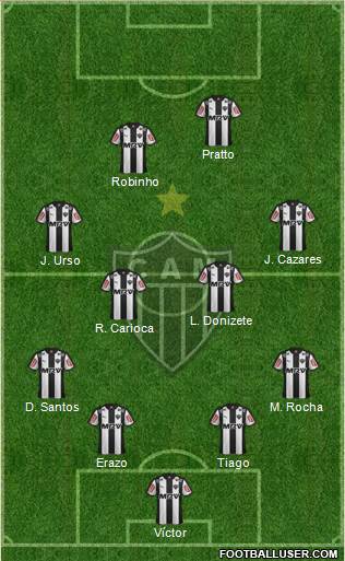 C Atlético Mineiro Formation 2016