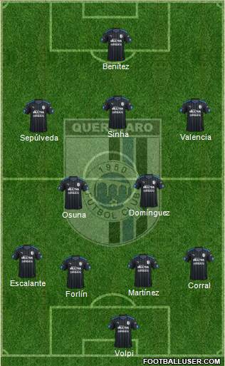 Club de Fútbol Gallos Blancos Formation 2016