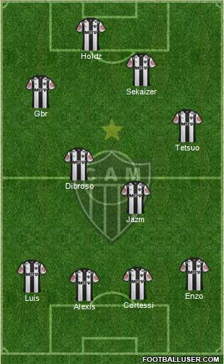 C Atlético Mineiro Formation 2016