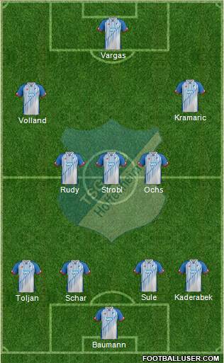 TSG 1899 Hoffenheim Formation 2016