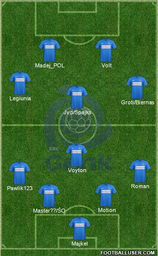 K Racing Club Genk Formation 2016