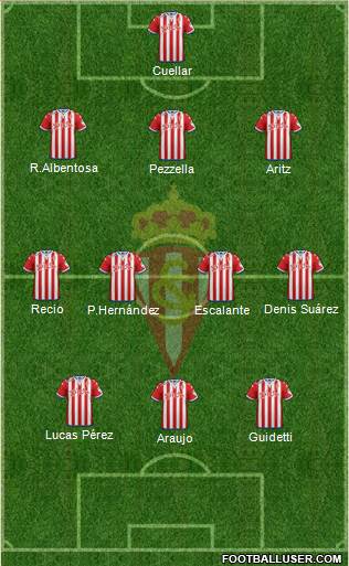 Real Sporting S.A.D. Formation 2016