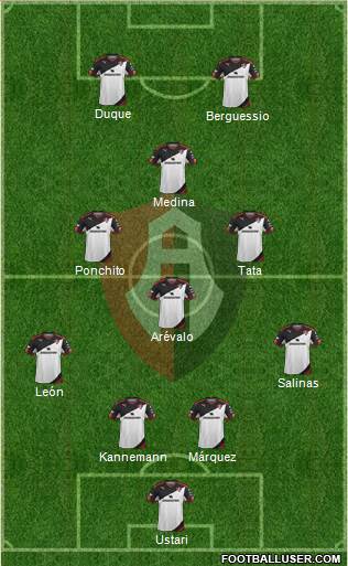 Club Deportivo Atlas Formation 2016