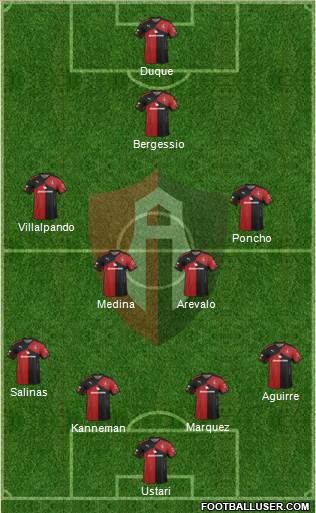 Club Deportivo Atlas Formation 2016